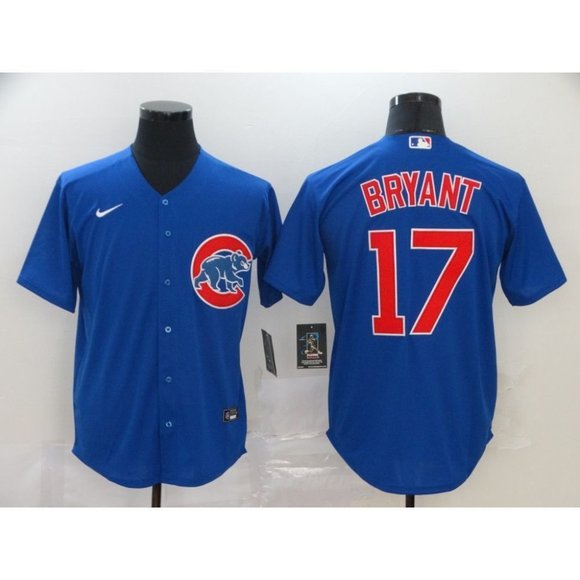 kris bryant blue jersey